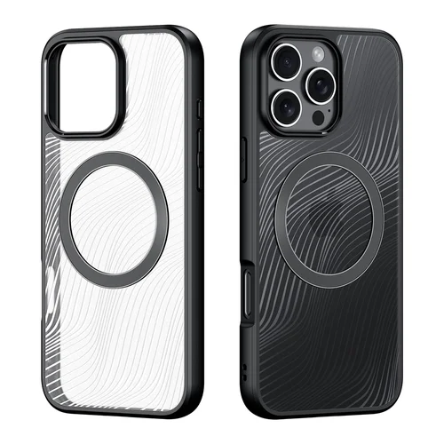 Dux Ducis Aimo Mag MagSafe dėklas iPhone 16 Pro Max, juodas image 2