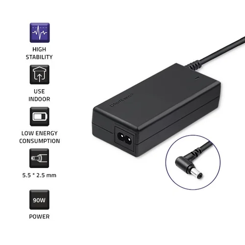 Qoltec 50076 90 W maitinimo adapteris image 3