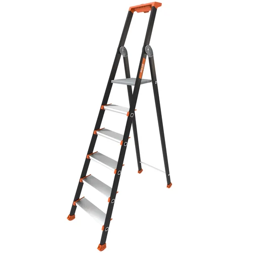 Tubesca KOLOS vienpusės profesionalios kopėčios, 6 pakopų, 336 cm image 1