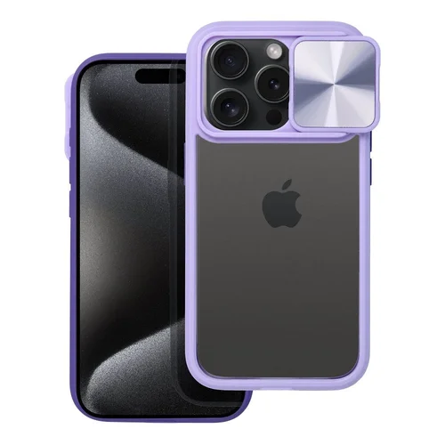 SLIDER dėklas iPhone 15 Plus, violetinis image 1