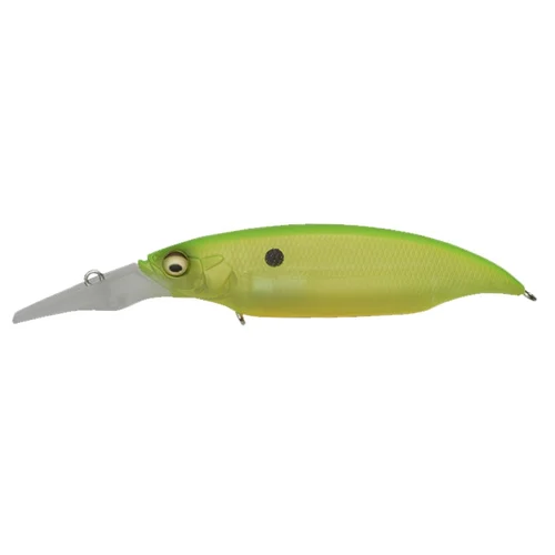 Megabass DIVE ELBO 78 mm vobleris MAT CHART LIME image 3