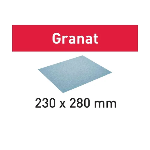 Festool Granat 230x280 P240 GR/10 šlifavimo popierius image 1