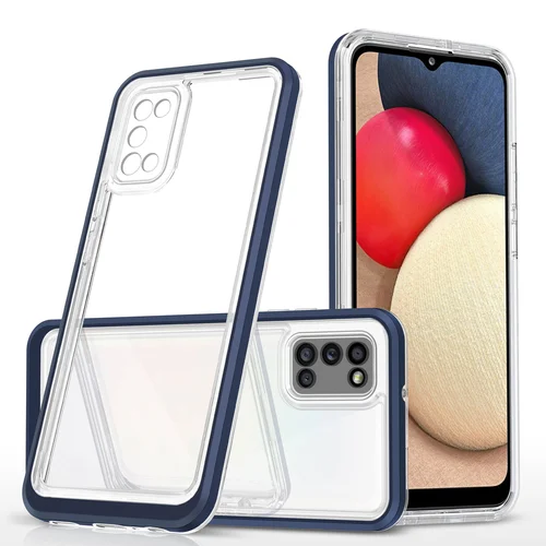 Hybrid Armor 3 in 1 dėklas Samsung Galaxy A03s, mėlynas image 1