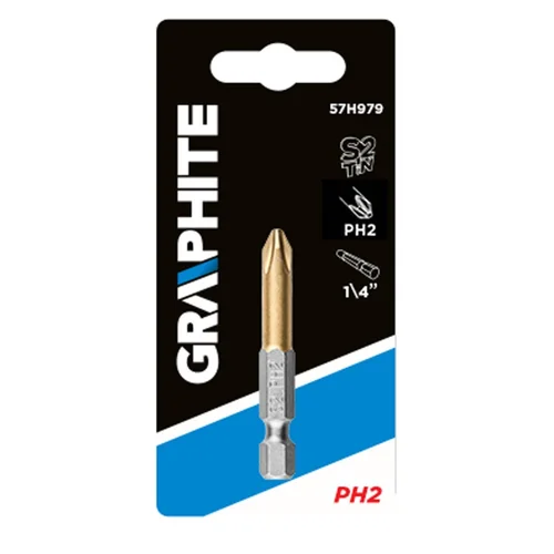 GRAPHITE PH2 Kryžminis Atsuktuvas, 50 mm, 1/4" image 2