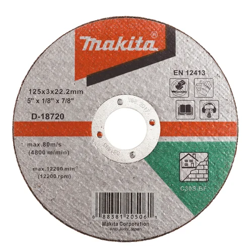 Makita D-18720 Pjovimo diskas 125 X 3,0 mm akmeniui image 1