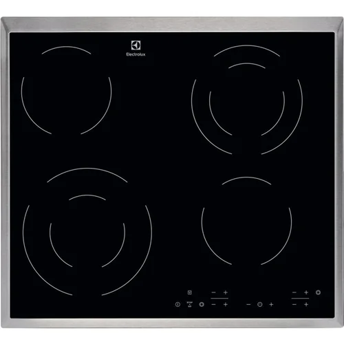 ELECTROLUX EHF6342XOK Elektrinė kaitlentė Juoda, 4 kaitvietės image 1