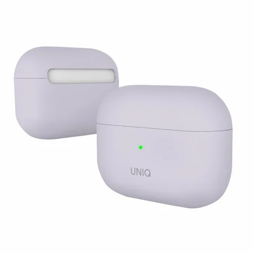 Uniq Lino silikono dėklas AirPods Pro, levandų image 2