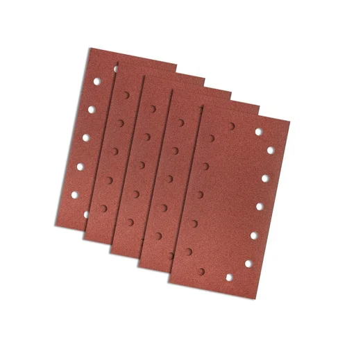 Velcro švitrinis popierius 115 x 230 mm, K120, 5 vnt., su skylutėmis image 2