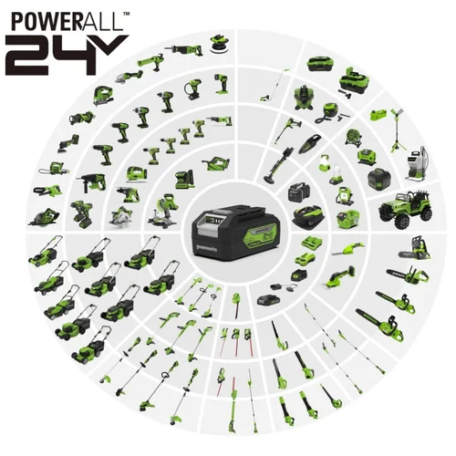 Greenworks GD24HT61K2 24V 61 cm image 3