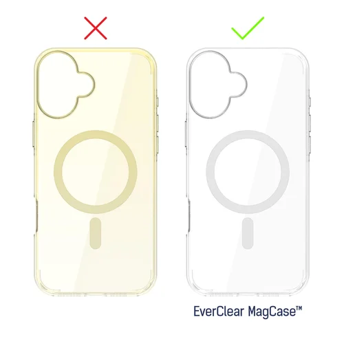 3mk EverClear MagCase2 dėklas iPhone 16 Plus, skaidrus image 1