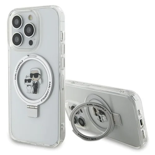 Karl Lagerfeld KLHMP15LHMRSKCH MagSafe dėklas iPhone 15 Pro, baltas image 1