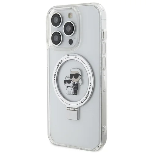 Karl Lagerfeld KLHMP15LHMRSKCH MagSafe dėklas iPhone 15 Pro, baltas image 2