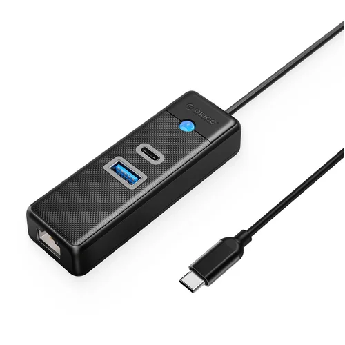 Orico PW3UR25-C3 USB-C šakotuvas 2.5G Ethernet image 1
