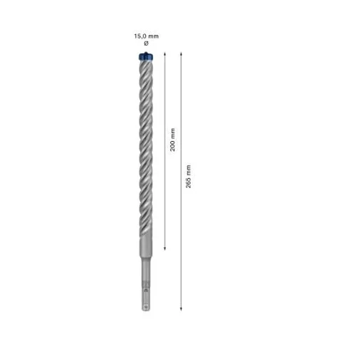 Bosch SDS-plus Grąžtas betonui 15x200x265 mm 2608900128 image 3