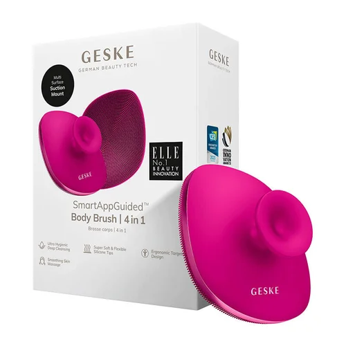 Geske GK000705MG01 4 viename kūno šepetys, magenta image 2