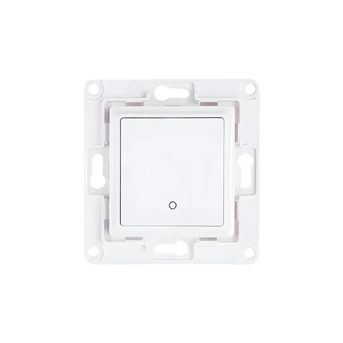 Shelly Wallswitch1White sieninis jungiklis, 1 mygtukas, baltas image 1