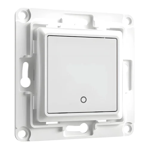 Shelly Wallswitch1White sieninis jungiklis, 1 mygtukas, baltas image 3