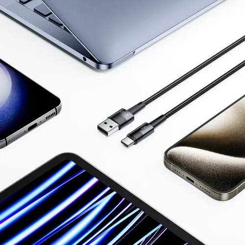 Tech-Protect UltraBoost USB-C / USB-C 66 W 2 m pilkas kabelis image 2