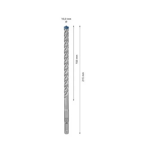 Bosch SDS-plus grąžtas betonui 10x150x215 mm, 1 vnt. 2608900098 image 3