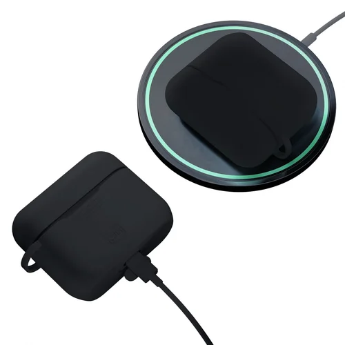 3mk silikoninis dėklas Apple AirPods Pro 3, juodas image 2