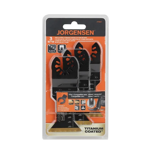 Pony Jorgensen 44 mm geležtės, titano danga, 3 vnt image 3