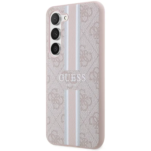 Guess GUHCS23SP4RPSP dėklas Samsung Galaxy S23, rožinis image 2