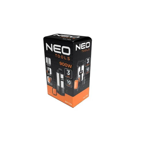 NEO TOOLS 04-735 Panardinamas nešvaraus vandens siurblys, 900 W image 2