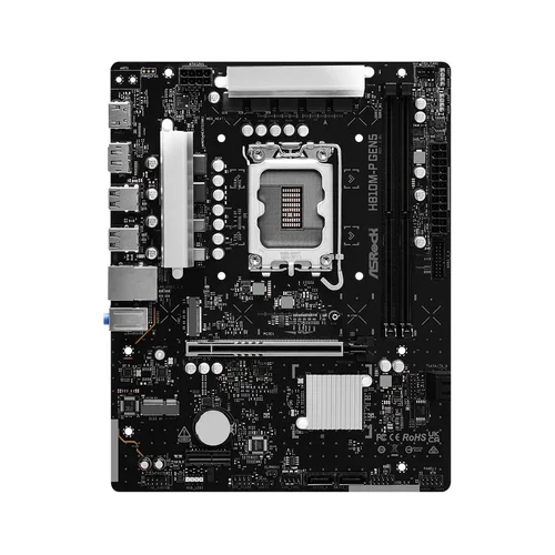 ASRock H810M-P GEN5 micro ATX pagrindinė plokštė image 3