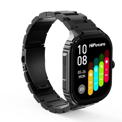 HiFuture Ultra3 Pro juodas išmanusis laikrodis image 2