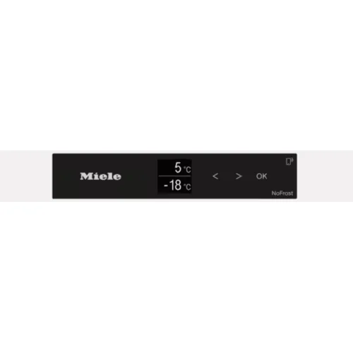 Miele KFN 7734 B įmontuojamas dviejų durų šaldytuvas image 2