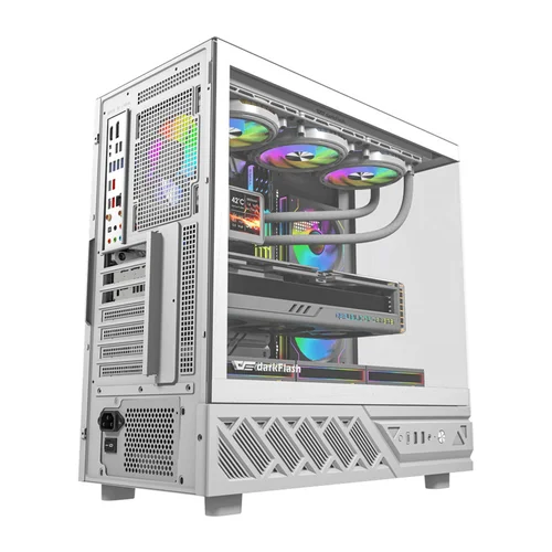 DarkFlash DS950 ATX kompiuterio dėžė, balta image 3