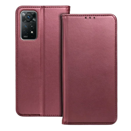 SMART MAGNETO knygos dėklas Xiaomi Redmi A1 / Redmi A2, bordo image 2