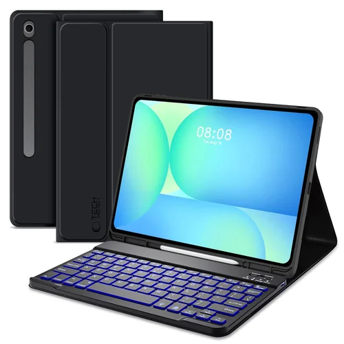 Tech-Protect SC klaviatūros dėklas Galaxy Tab S10 FE+ 13,1 col. juodas image 1