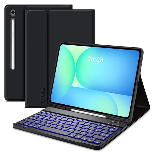 Tech-Protect SC klaviatūros dėklas Galaxy Tab S10 FE+ 13,1 col. juodas image 2