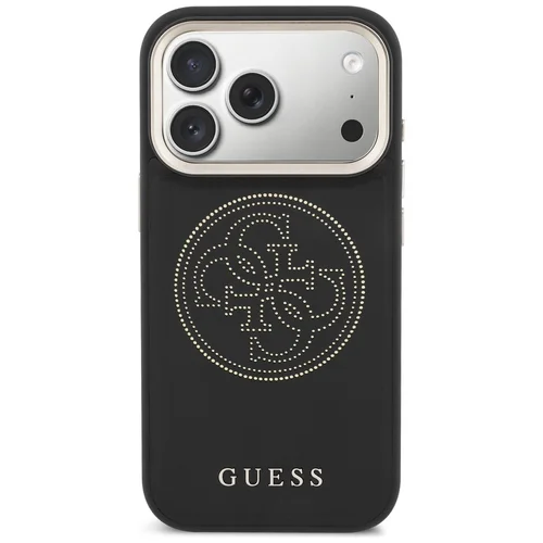 Guess 4G perforuotas MagSafe dėklas iPhone 17 Pro, juodas image 3