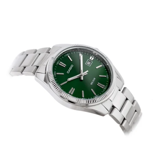Casio MTP-1302PD-3AV vyriškas laikrodis, žalias ciferblatas image 3