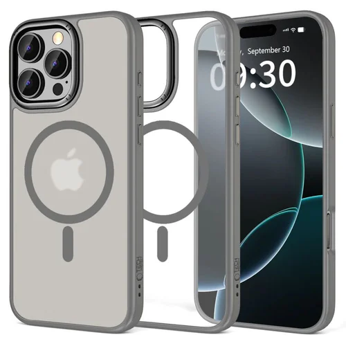 Tech-Protect MagEdge MagSafe dėklas iPhone 16 Pro, titano spalvos image 1