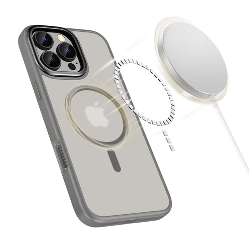 Tech-Protect MagEdge MagSafe dėklas iPhone 16 Pro, titano spalvos image 2