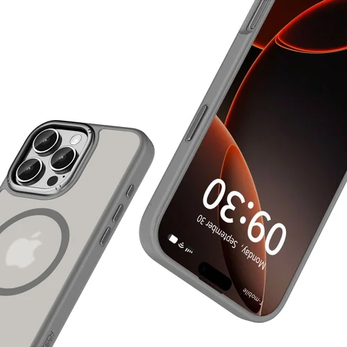 Tech-Protect MagEdge MagSafe dėklas iPhone 16 Pro, titano spalvos image 3