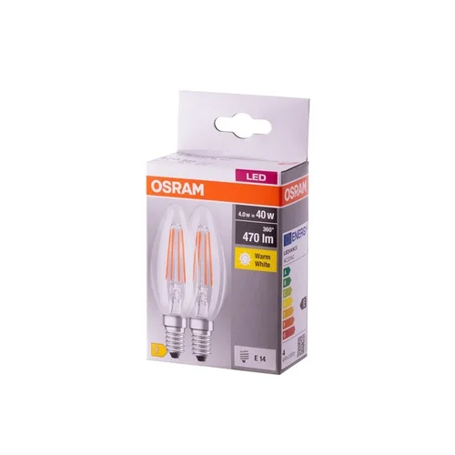 Osram LED Lemputė B40, E14, 4 W, 470 lm, Šiltai balta image 2