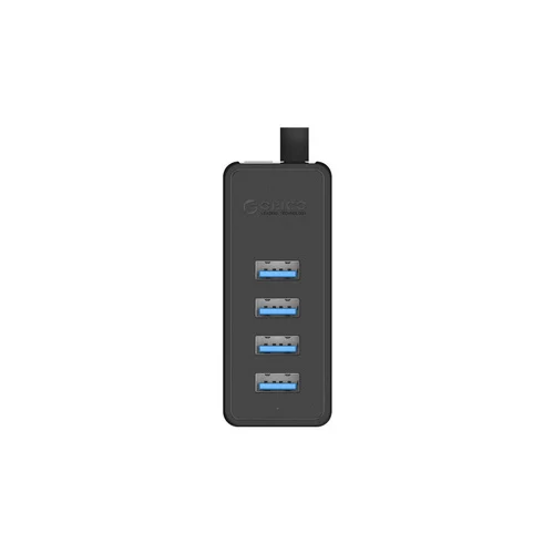 Orico W5P-100 USB 3.0 šakotuvas, 4 prievadai, juodas image 1