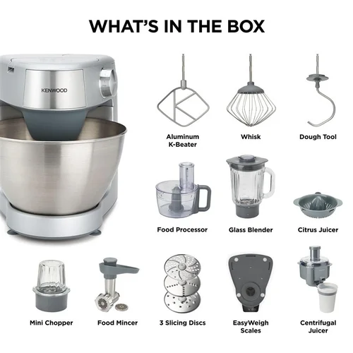 KENWOOD KHC29A.X0SI Virtuvės kombainas, 4,3 L, 1000 W image 3