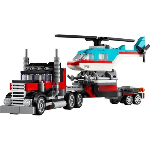 Konstruktorius LEGO Bortinis sunkvežimis su sraigtasparniu image 3