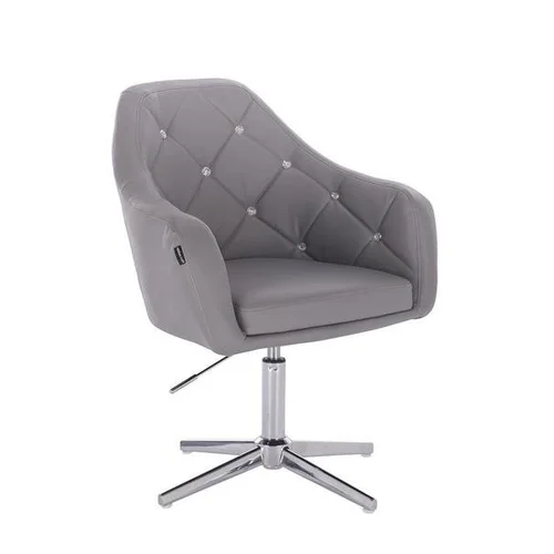 UNIQE FORM HR830 meistro kėdutė, pilka eko oda image 1
