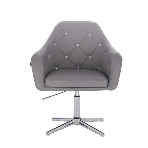 UNIQE FORM HR830 meistro kėdutė, pilka eko oda image 2