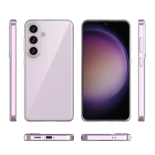 Ultrai skaidrus TPU dėklas Samsung Galaxy A25 image 3