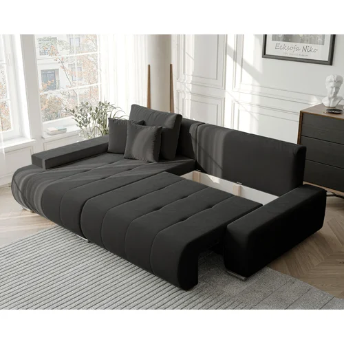 NIKO kampinė sofa su miego funkcija, Monolith 95 image 2