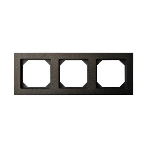Liregus EPSILON Trivietis rėmelis, plastikas, Antracito image 1