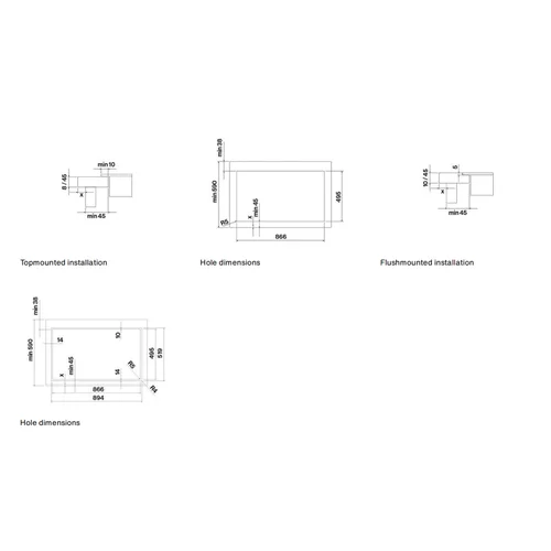 Falmec Brera Worktop Indukcinė kaitlentė 90 cm image 3