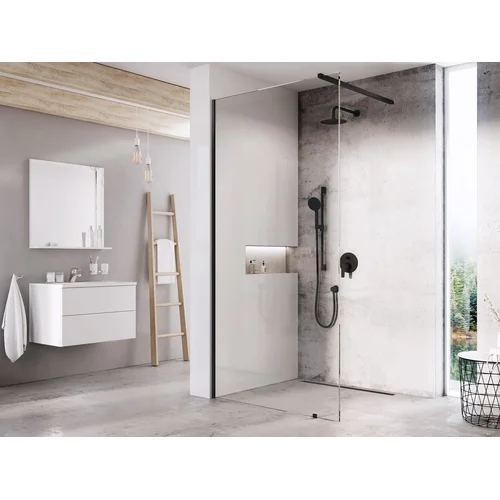 Walk-In Wall Set 60, Juoda Stiklas Transparent image 1